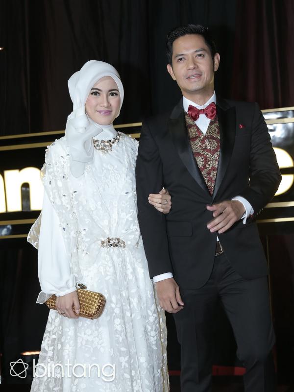 Dude Harlino dan Alyssa Soebandono. (Galih W. Satria/Bintang.com)