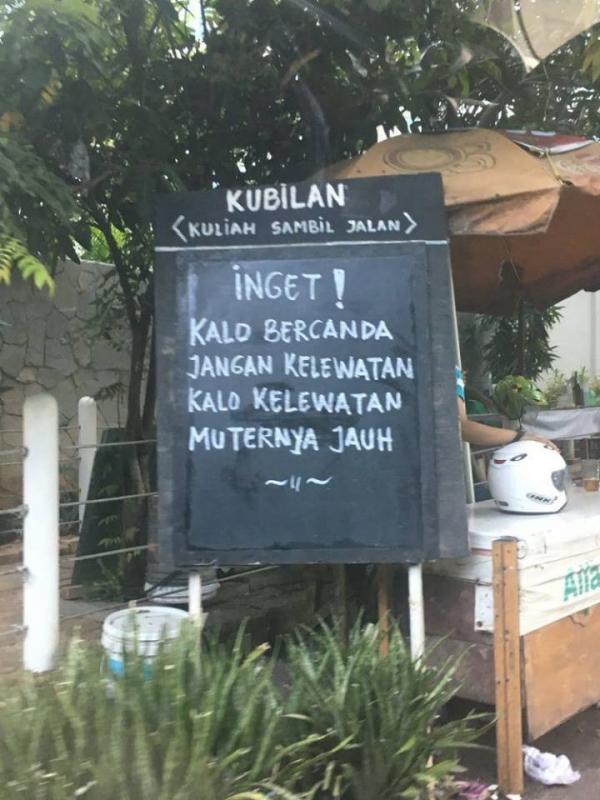 Supaya Semangat Kerja, Ini 8 Quote Tukang Ojek Pangkalan. (Foto: Facebook/Istimewa)