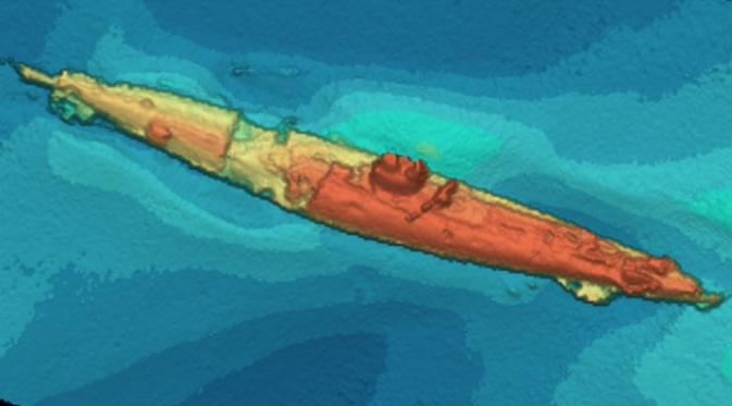 Para peneliti belum bisa memastikan bahwa bangkai kapal yang ditemukan di lepas pantai Skotlandia adalah UB-85 yang misterius. (Sumber Scottish Power)