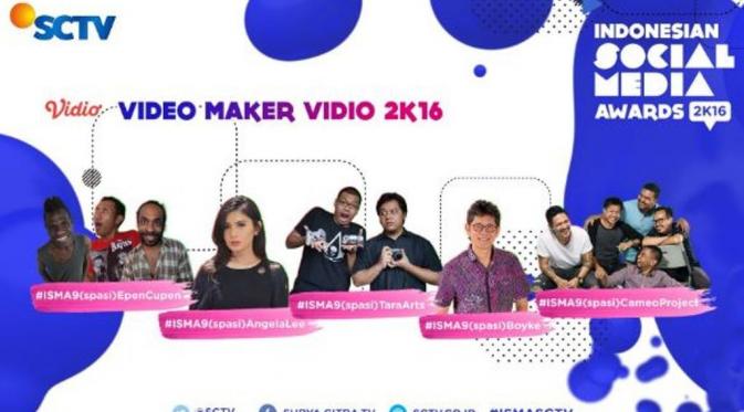 Angela Lee masuk nominasi Video Maker Vidio 2K16