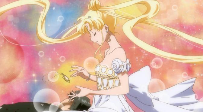 Salah satu episode menyedihkan antara Princess Serenity dan Tuxedo Bertopeng dalam Sailor Moon.