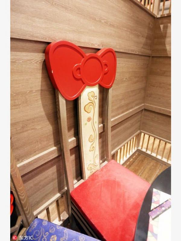 Inilah restauran Hello Kitty yang baru dibuka di kota Shanghai (Foto : Chinadaily,com.cn)