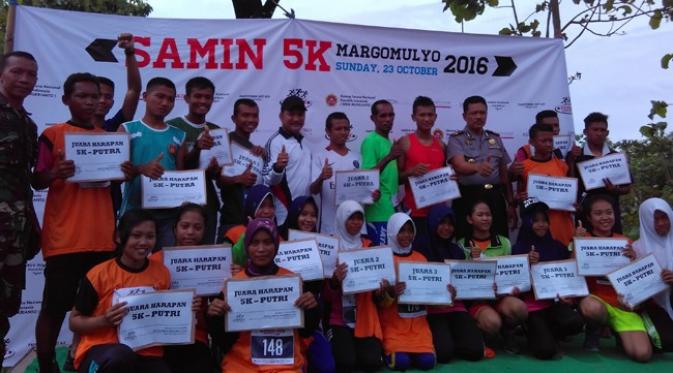 Pertama Kali Digelar, Samin 5K Margomulyo Diikuti 209 Atlet