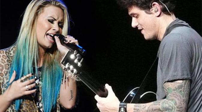 John Mayer tepergok sedang berkencan dengan Demi Lovato. Pacaran? (Foto: teen.com)