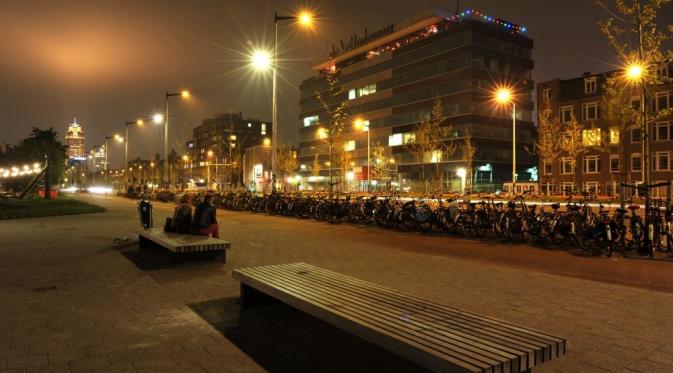 Wibautstraat, Amsterdam, Belanda. (de Brug)