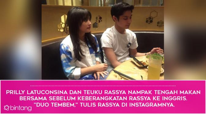 Momen Manis Kedekatan Prilly Latuconsina dan Teuku Rassya. (Foto: Instagram @teukurassya, Desain: Nurman Abdul Hakim/Bintang.com)