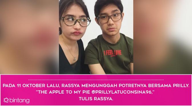 Momen Manis Kedekatan Prilly Latuconsina dan Teuku Rassya. (Foto: Instagram @teukurassya, Desain: Nurman Abdul Hakim/Bintang.com)