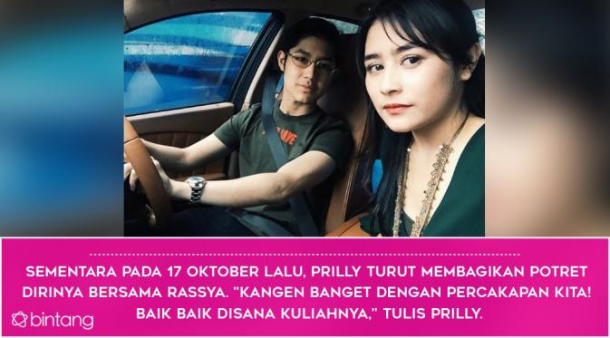 Momen Manis Kedekatan Prilly Latuconsina dan Teuku Rassya. (Foto: Instagram @prillylatuconsina96, Desain: Nurman Abdul Hakim/Bintang.com)