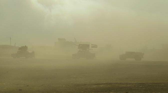  Pertempuran Mosul, ISIS Sebarkan Asap Beracun (Reuters)