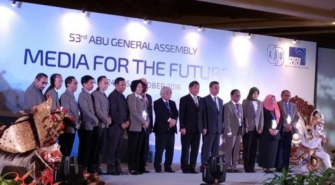 Asia Pacific Broadcasting Union (ABU) General Assembly ke-53 di Nusa Dua, Bali (Liputan6.com/ Dewi Divianta)
