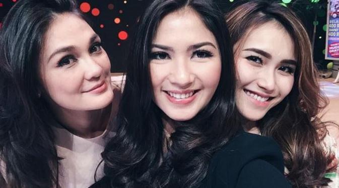 Jessica Mila, Luna Maya, dan Ayu Ting Ting (Instagram/@jscmila)