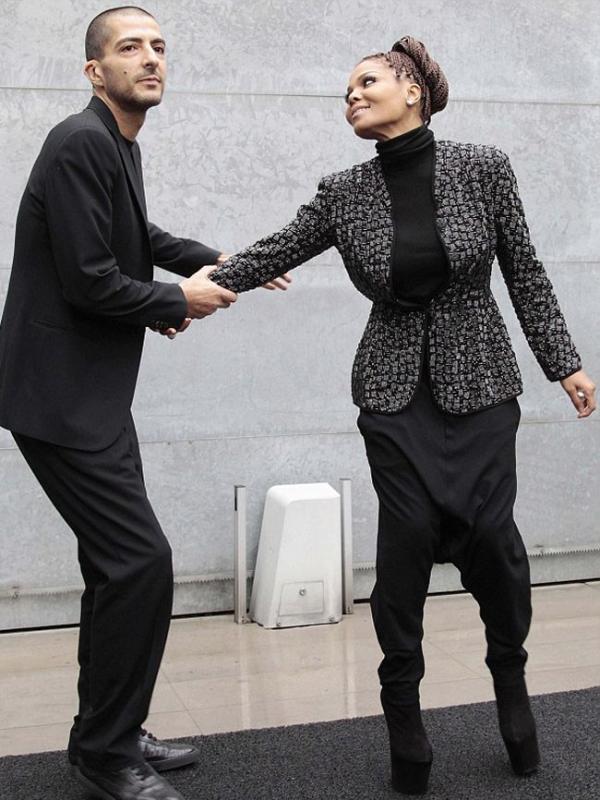 Janet Jackson dan suaminya Wissam Al Manna.  (Foto: dailymail)