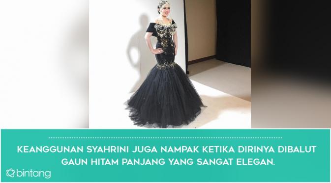 Sederet Pose Anggun Syahrini dalam Balutan Gaun Elegan. (Foto: Instagram @princessyahrini, Desain: Nurman Abdul Hakim/Bintang.com)