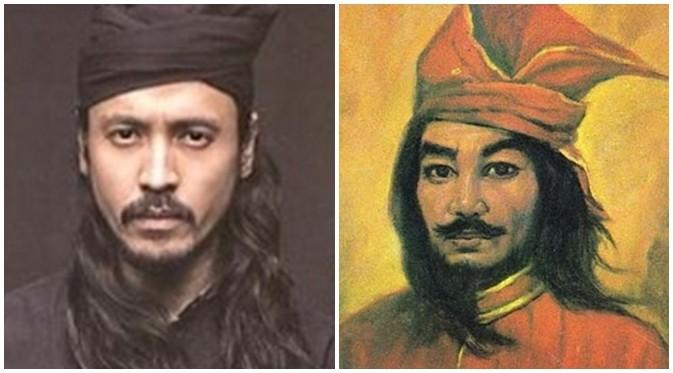 Marcello Tahitoe dan Sultan Hasanuddin. (via Instagram @marcello_tahitoe, biografiku.com)