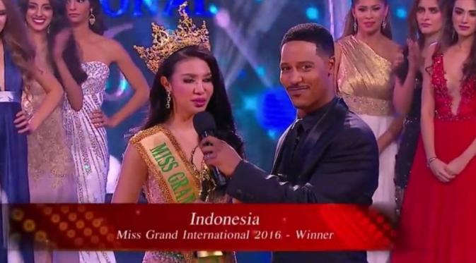 Miss grand Internasional 2016, Ariska Putri Pertiwi, [YouTube]