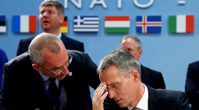  Sekretaris Jenderal NATO Jens Stoltenberg (REUTERS/Francois Lenoir)