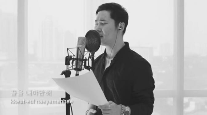 Kim Ji Hoon nyanyikan Sebuah Rasa