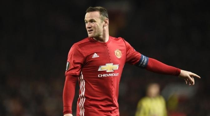 Jelang lawan Arsenal, Wayne Rooney juga masih diragukan kondisinya. (AFP/Oli Scarf)