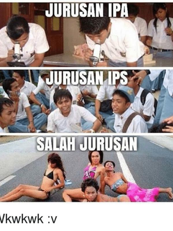 Sudah kelihatan banget nih bagaimana gaya anak IPA dan IPS di sekolah. (via: sizzle)