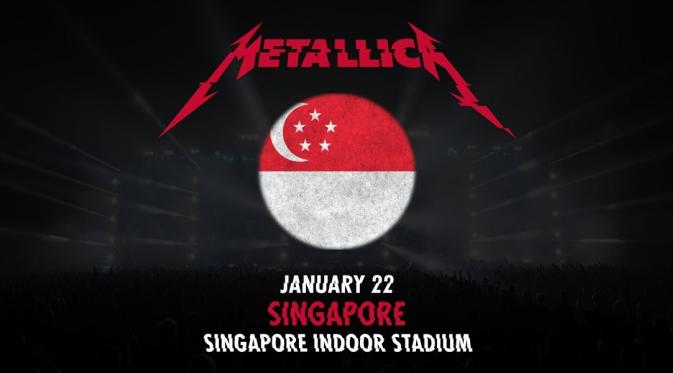 Metallica akan kembali sambangi Singapura. Apakah akan mampir kembali ke Indonesia?