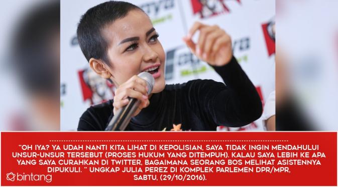 Pasang Surut Perseteruan Julia Perez dan Nikita Mirzani. (Foto: Adrian Putra/Bintang.com, Desain: Nurman Abdul Hakim/Bintang.com)