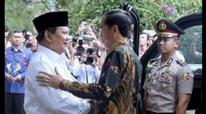 Jokowi dan Prabowo. foto: Facebook (Info Seputar Presiden)