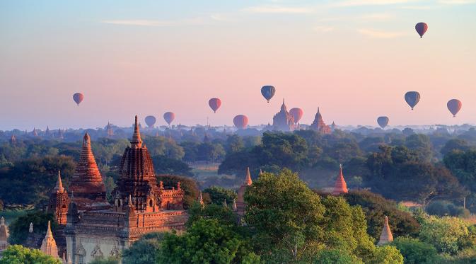 Bagan, Myanmar. (Pinterest)