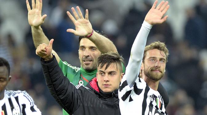 Claudio Marchisio (kanan) sudah bisa kembali membela Juventus. (AP Photo/Massimo Pinca)