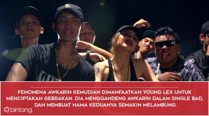 Young Lex dan perseteruan dengan para rapper (Desain: Nurman Abdul Hakim/Bintang.com)