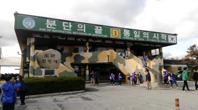 Meski berada di perbatasan Korea Selatan-Korea Utara atau DMZ, tak ada ketegangan terlihat. (/Rinaldo)