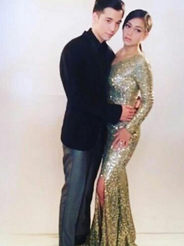 Foto Celine Evangelista dan Stefan William yang diduga tengah menjalani sesi prewedding. (Instagram/@celinevers_manado)