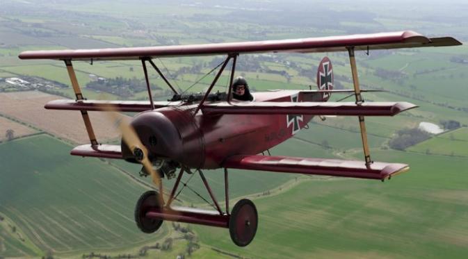 Pesawat Fokker dari Perang Dunia I. (Sumber The Telegraph)