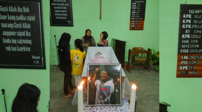 Hasmi pencipta Gundala Putra Petir wafat di Yogyakarta. (Liputan6.com/Switzy Sabandar)