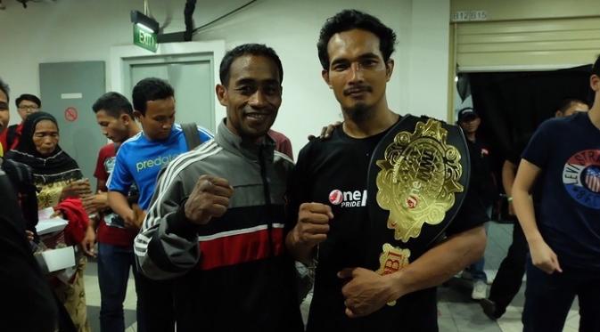 Ngabdi Mulyadi Seusai Pertandingan usai One Pride MMA. Foto: Dimas Pamungkas