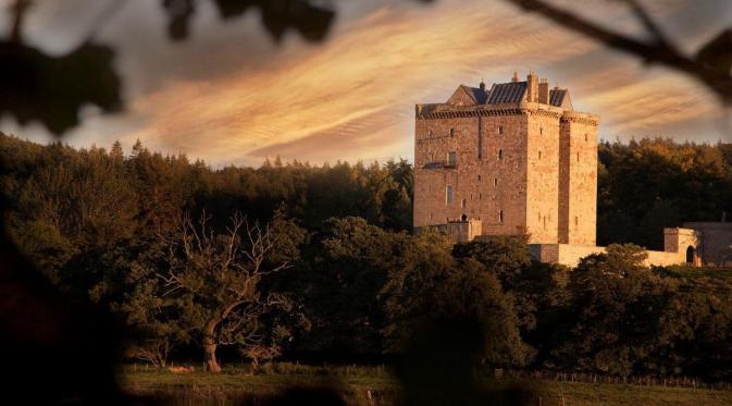 Borthwick Castle, Skotlandia. (Courtesy Borthwick Castle)