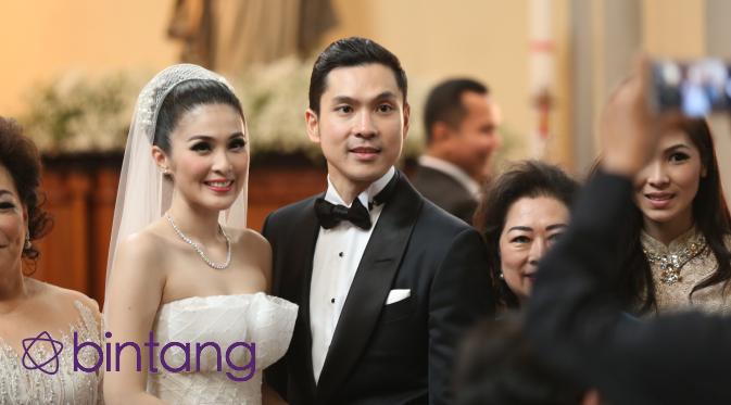 Pernikahan Sandra Dewi (Nurwahyunan/bintang.com)