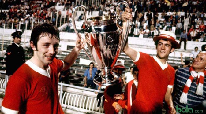 Liverpool setelah menjuarai Liga Champions 1976-1977. 