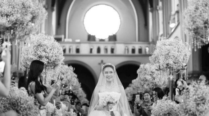 Kemegahan pernikahan Sandra Dewi. (Instagram/@sandradewi88)