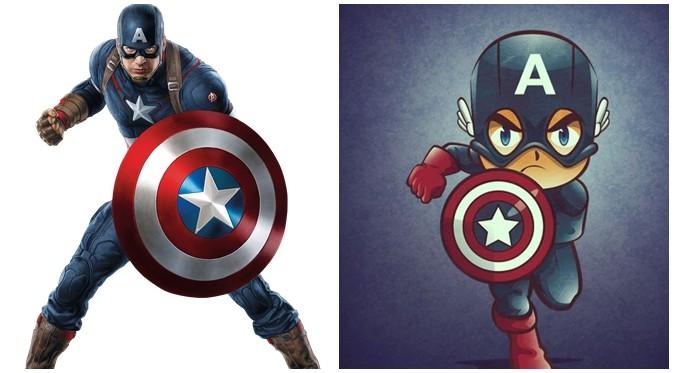 Captain America (via Disney Wiki - Wikia, Pinterest)