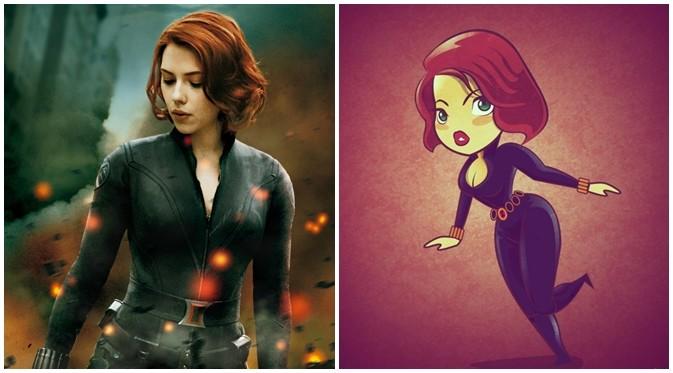 Black Widow (via Comic Vine - GameSpot, Pinterest)