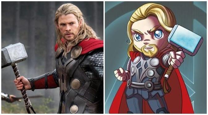 Thor (via Digital Spy, Pinterest)