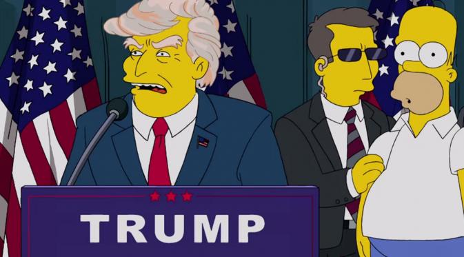 Trump Jadi Presiden, The Simpsons Sudah 'Ramal' dari Tahun 2000? (Via: The Daily Beast)