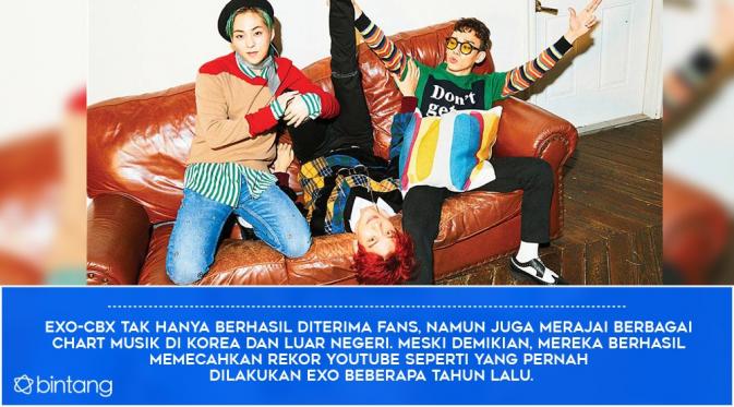 EXO-CBX membuat musik yang sesuai dengan selera lelaki (Desain: Nurman Abdul Hakim/Bintang.com)
