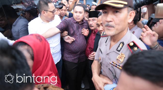 Antasari Azhar Berharap Bebas Murni. (Bintang.com/Adrian Putra)