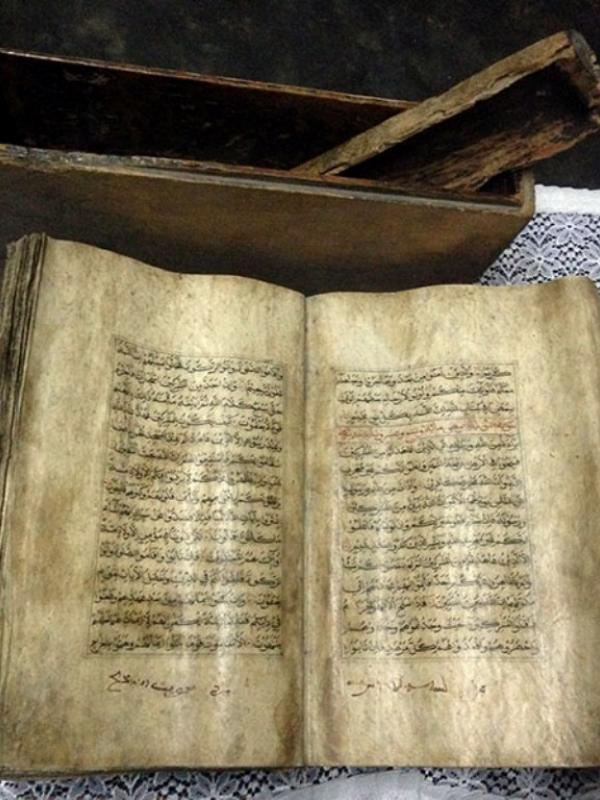 Al Quran tertua di Pulau Alor. foto: Good News From Indonesia
