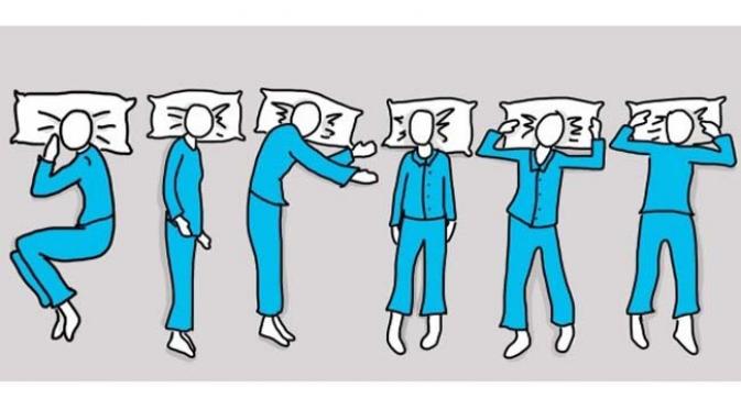 6 Gaya Tidur Ini Gambarkan Kepribadian Anda