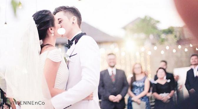 Pernikahan Stefan William dan Celine Evangelista (Instagram/@viviennenco)