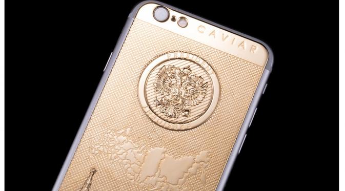 Kreasi iPhone bertahtakan emas yang pernah diciptakan Caviar (Phone Arena)