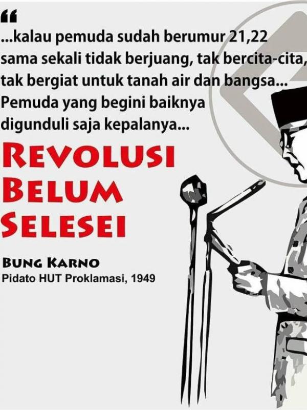 Kutipan Bung Karno. (Via: instagram.com/primatika_wa)