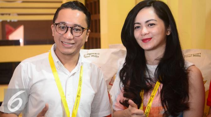 Bayu Oktara dan istri, Elsi Adianti (Sapto Purnomo/Liputan6.com)